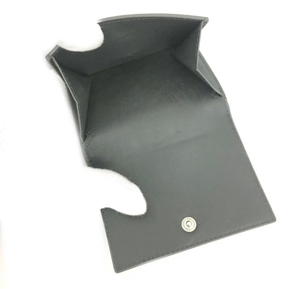 BALENCIAGA Everyday Mini Papier Leather Trifold Wallet - Picture 6 of 8